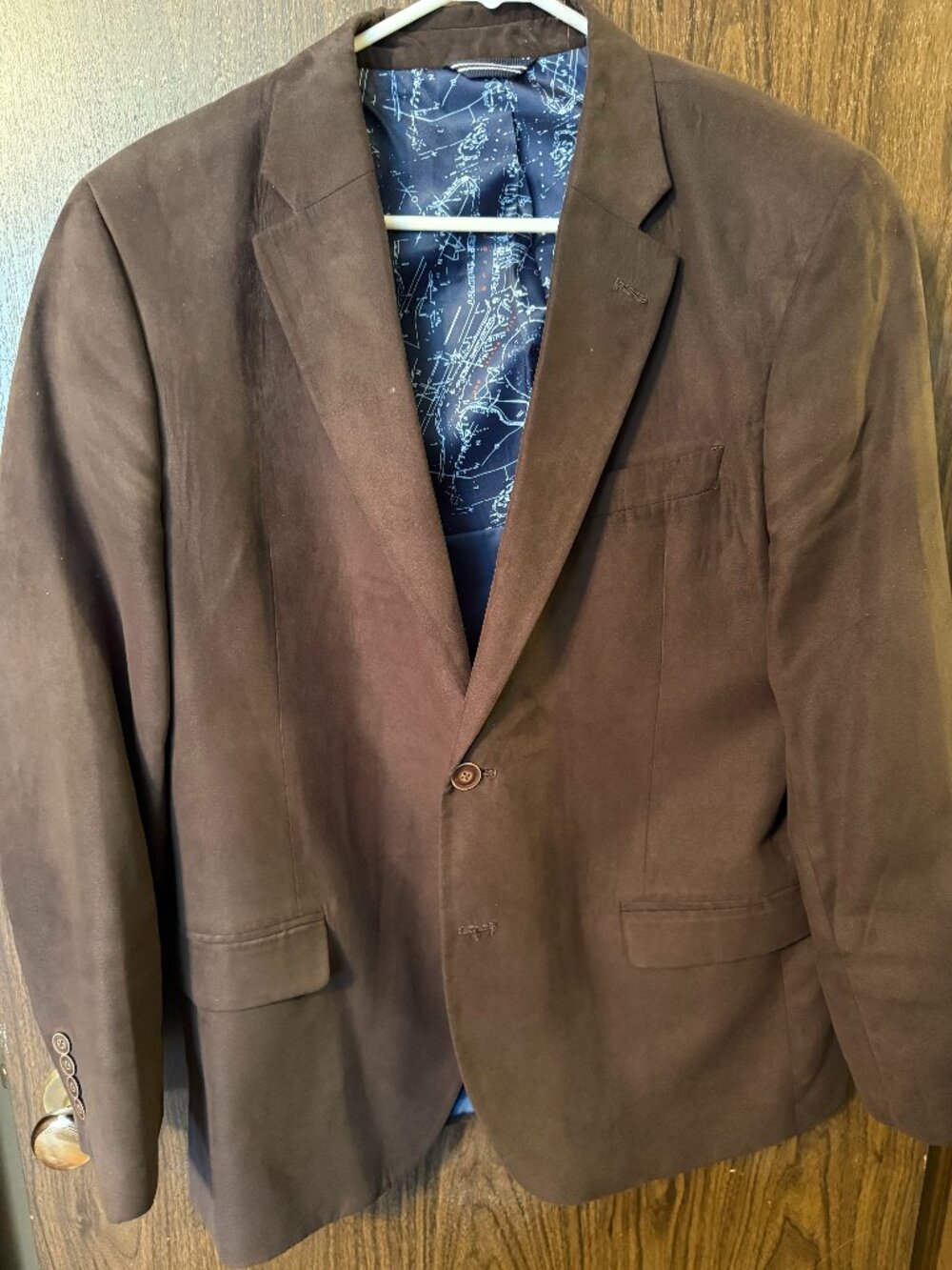 Chocolate Brown Nautica Blazer (42R; Moleskin)